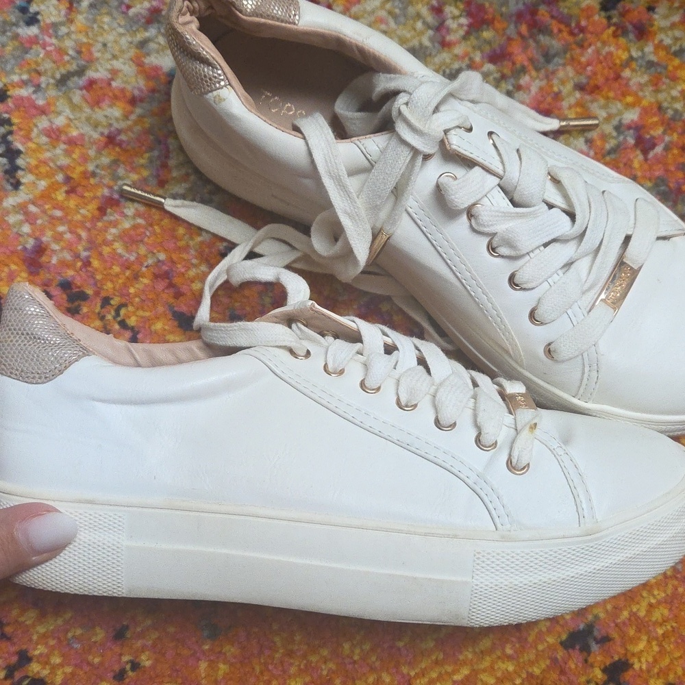 Topshop Rose Gold Sneakers